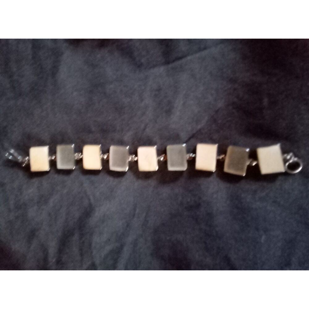 Jessica Lee 925 Sterling Silver Sea Glass Bracelet